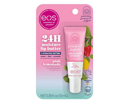 EOS Sunset Sips Pink Lemonade Shea Lip Butter Tube
