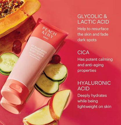 Peach & Lily KP Bump Boss AHA Microdermabrasion Body Scrub