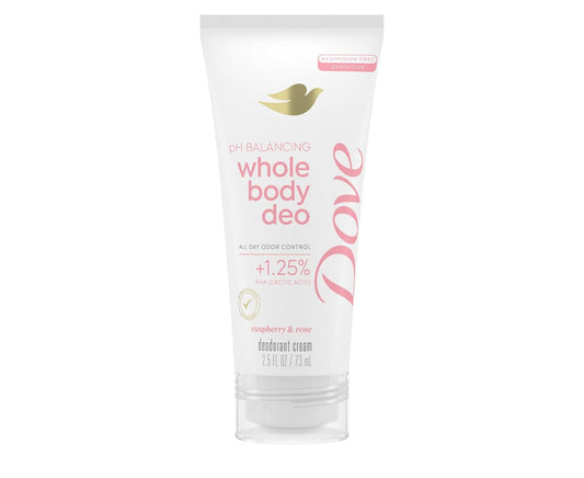 Dove Whole Body Raspberry & Rose Deodorant Aluminum Free pH Balancing