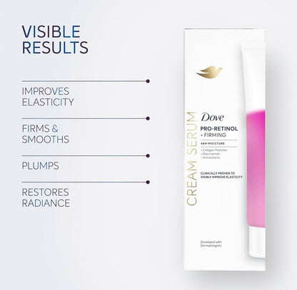 Dove Pro-Retinol Firming Body Cream Serum with Collagen Peptides & Niacinamide