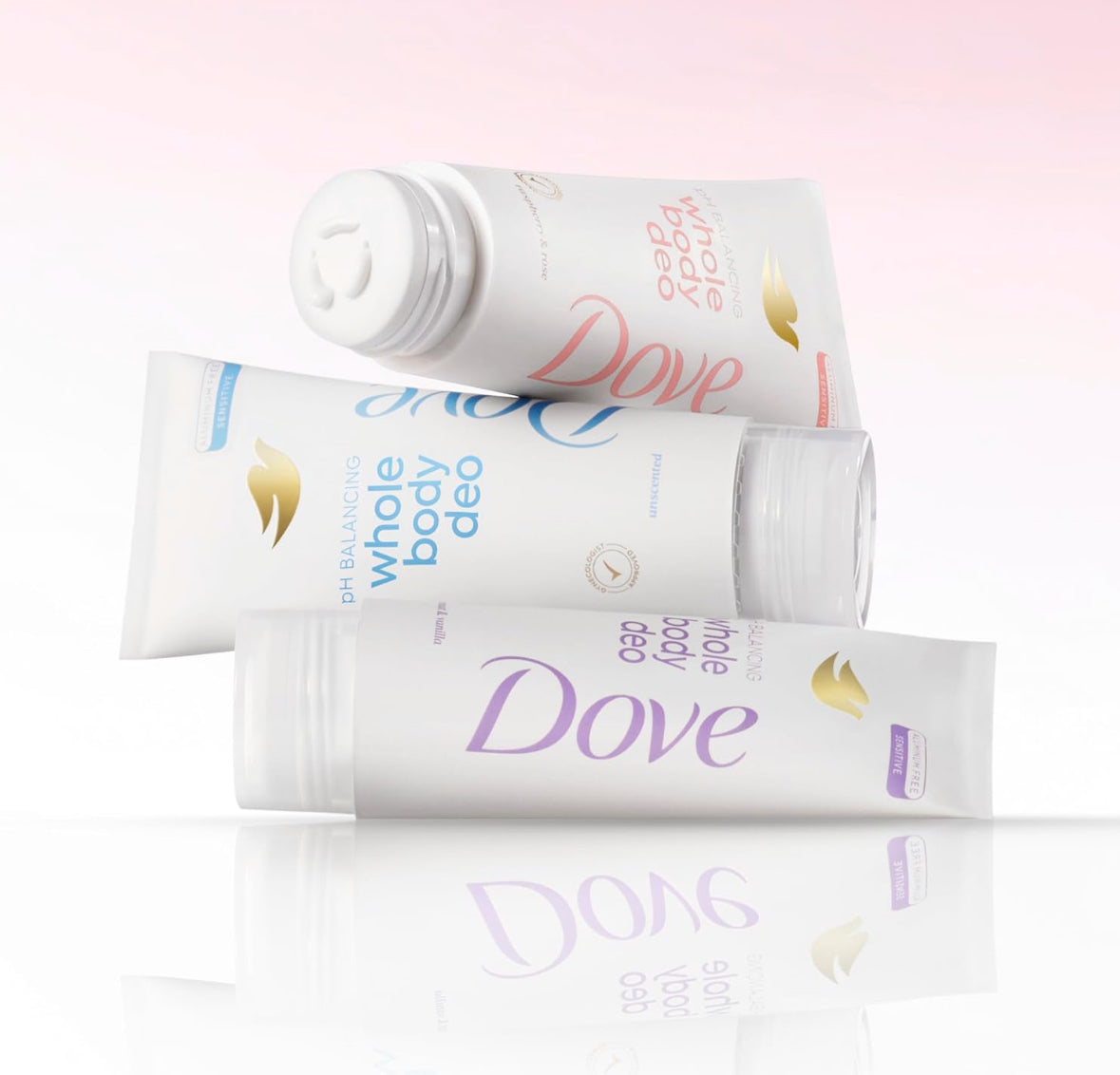 Dove Whole Body Raspberry & Rose Deodorant Aluminum Free pH Balancing