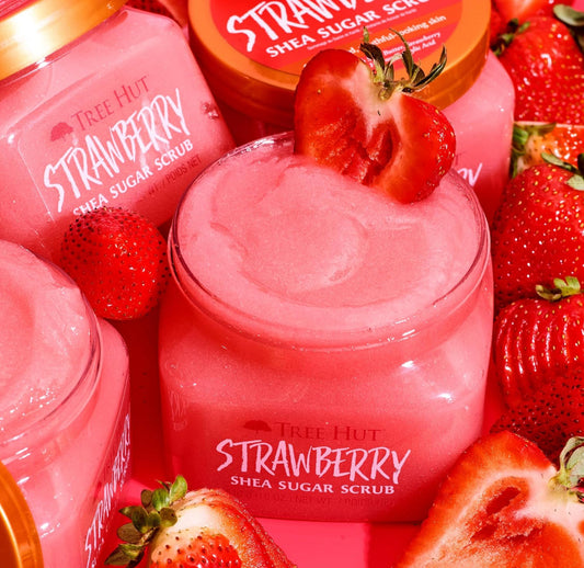 Tree Hut Strawberry, Pineapple & Peach Blossom Shea Sugar Body Scrub