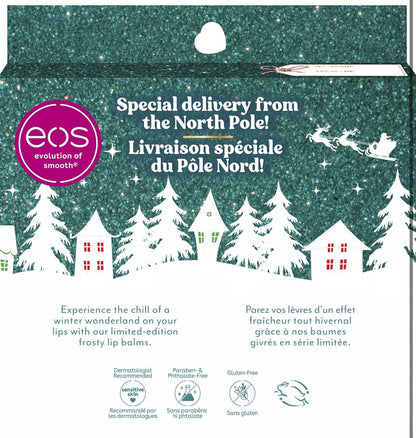 EOS Christmas Peppermint Twist, Candy Cane & Sweet Mint Lip Balm Gift Set