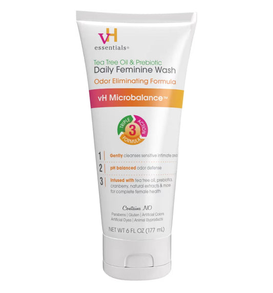 vH Essentials Tea Tree & Prebiotic pH-Balanced Feminine Wash