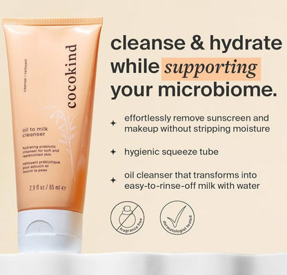 Cocokind Oil to Milk Face Wash