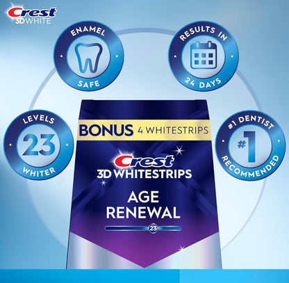 Crest 3D Whitestrips Professional Effects Plus – 48 Strips (USA Imported)