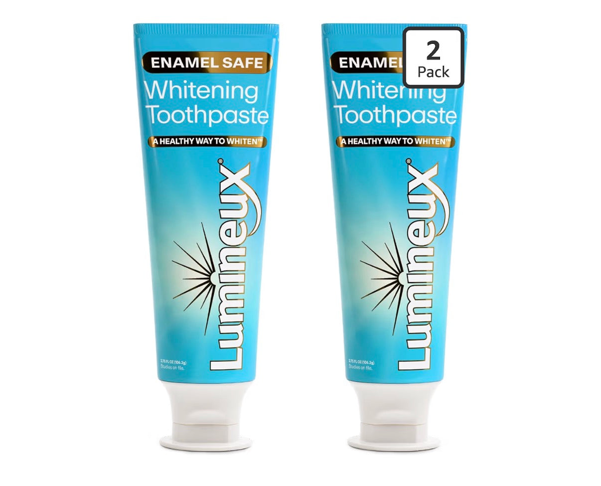 Lumineux Peroxide-Free Enamel-Safe Whitening Toothpaste – 2 Pack