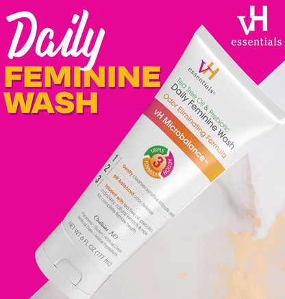 vH Essentials Tea Tree & Prebiotic pH-Balanced Feminine Wash