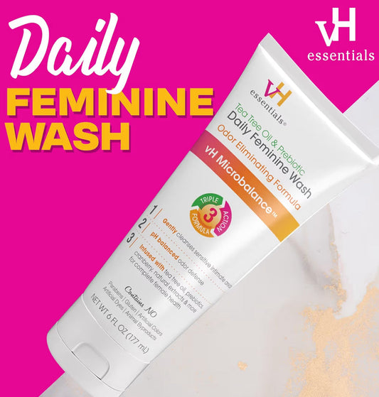 vH Essentials Tea Tree & Prebiotic pH-Balanced Feminine Wash