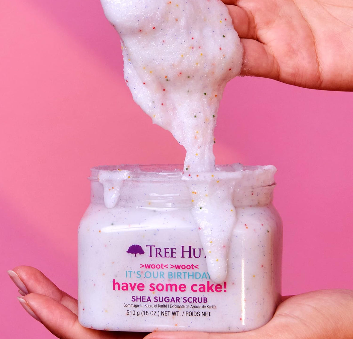 Tree Hut Birthday Cake Confetti Shea Butter Sugar Body Scrub