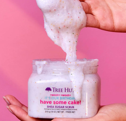 Tree Hut Birthday Cake Confetti Shea Butter Sugar Body Scrub