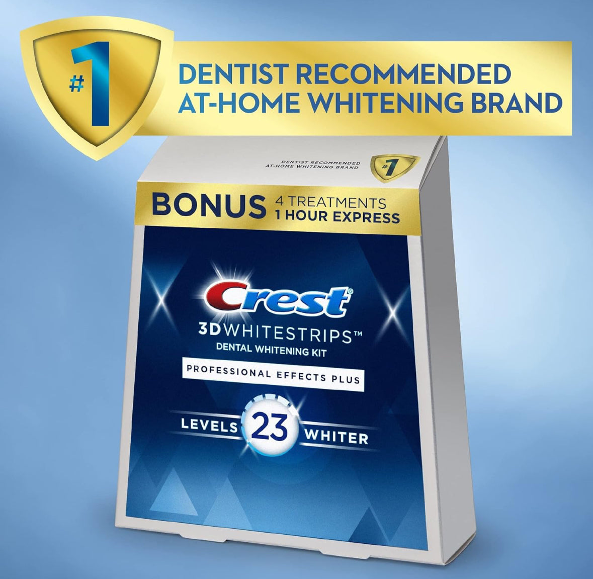Crest 3D Whitestrips Professional Effects Plus – 48 Strips (USA Imported)
