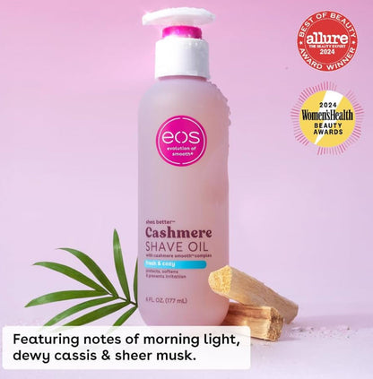 EOS Fresh & Cozy Shea, Cocoa & Argan Shave Oil