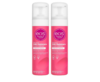 EOS Pomegranate Raspberry Shea Better Women's Shave Cream – 2 Pack