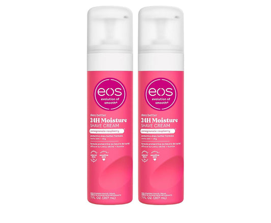 EOS Pomegranate Raspberry Shea Better Women's Shave Cream – 2 Pack