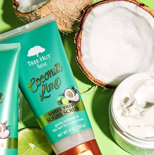 Tree Hut Bare Coconut & Lime Pre-Shave Sugar Body Scrub