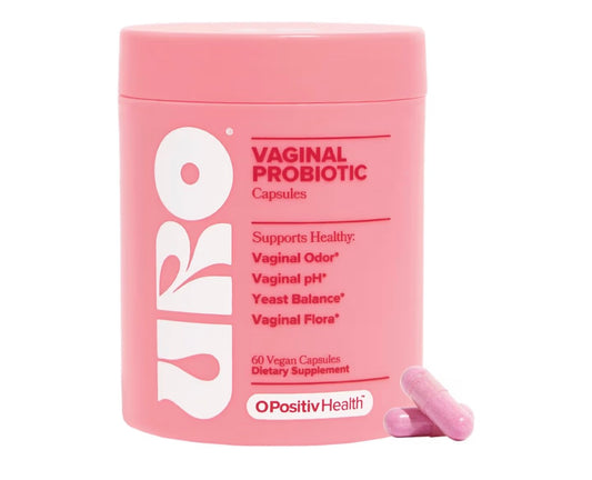 O Positiv URO Vaginal Probiotics & pH Balance Supplement for Women