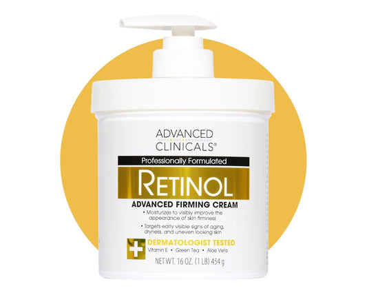 Advanced Clinicals Retinol Firming Body Lotion & Face Moisturizer