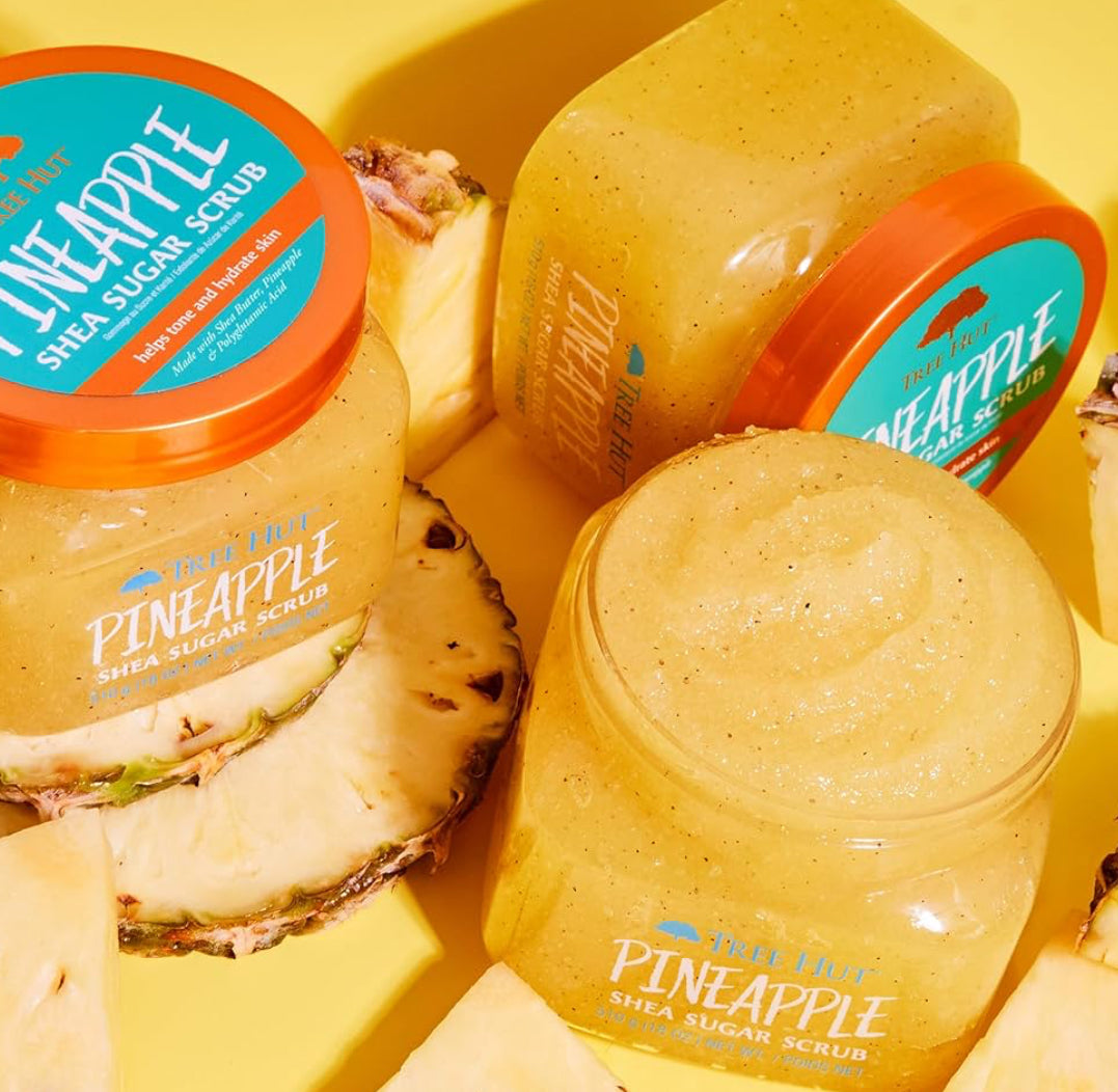 Tree Hut Pineapple, Lemon & Sugarcane Shea Sugar Body Scrub