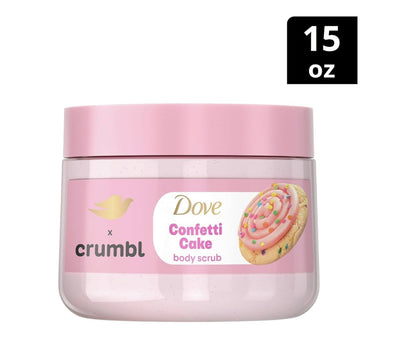 Dove x Crumbl Confetti Cake Body Wash & Scrub Limited Edition Bundle
