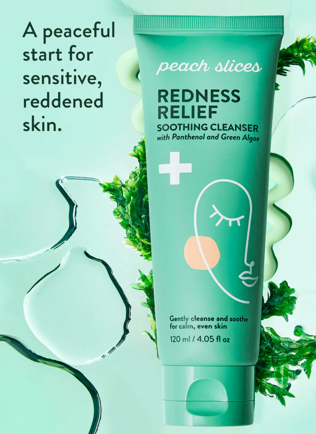Peach Slices Redness Relief Gentle Soothing Face Cleanser