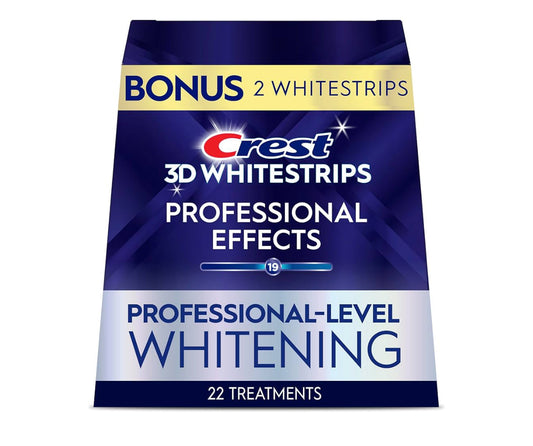 Crest 3D Whitestrips Professional Effects USA Imported 22 Teeth Whitening Treatments