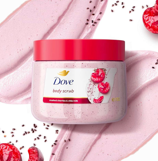 Dove Crushed Cherry & Chia Milk Revitalizing Body Scrub