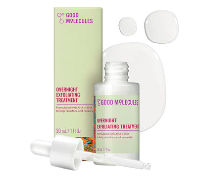 Good Molecules AHA + BHA Overnight Exfoliating Serum