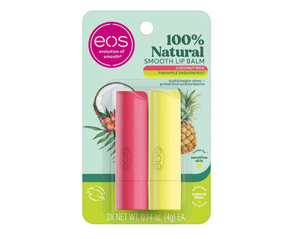 EOS Coconut Milk & Pineapple Passionfruit Shea Lip Balm Duo