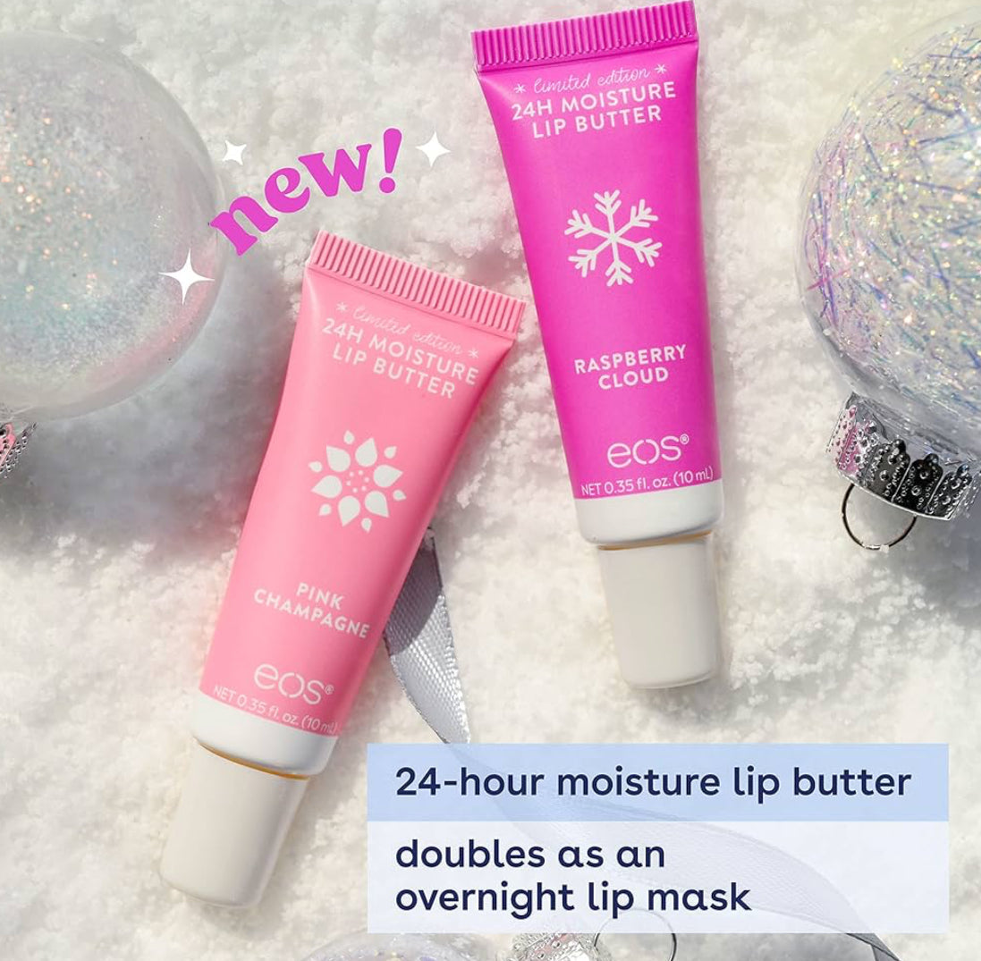 EOS Holiday Raspberry Cloud & Blackberry Bellini Limited Lip Butter