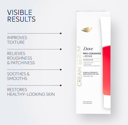 Dove Pro-Ceramide Repair Body Cream Serum with Hyaluronic & Niacinamide