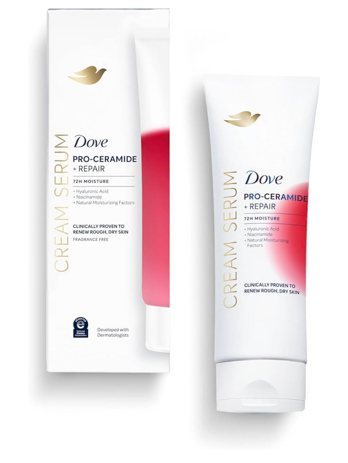 Dove Pro-Ceramide Repair Body Cream Serum with Hyaluronic & Niacinamide