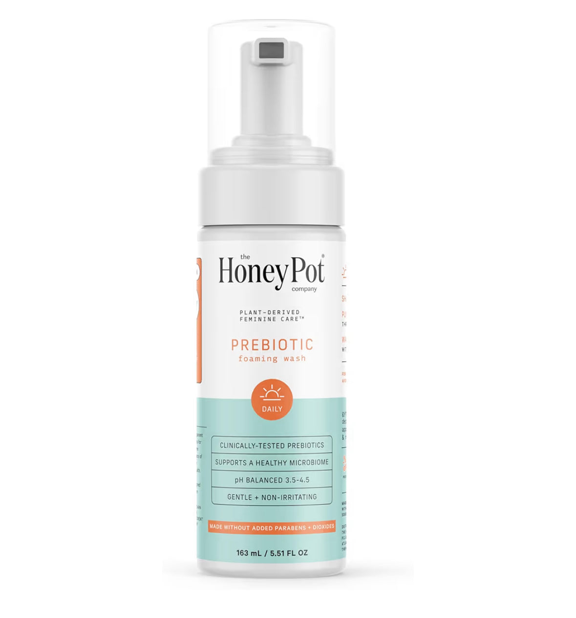 The Honey Pot Prebiotic Foaming Vulva Feminine Wash