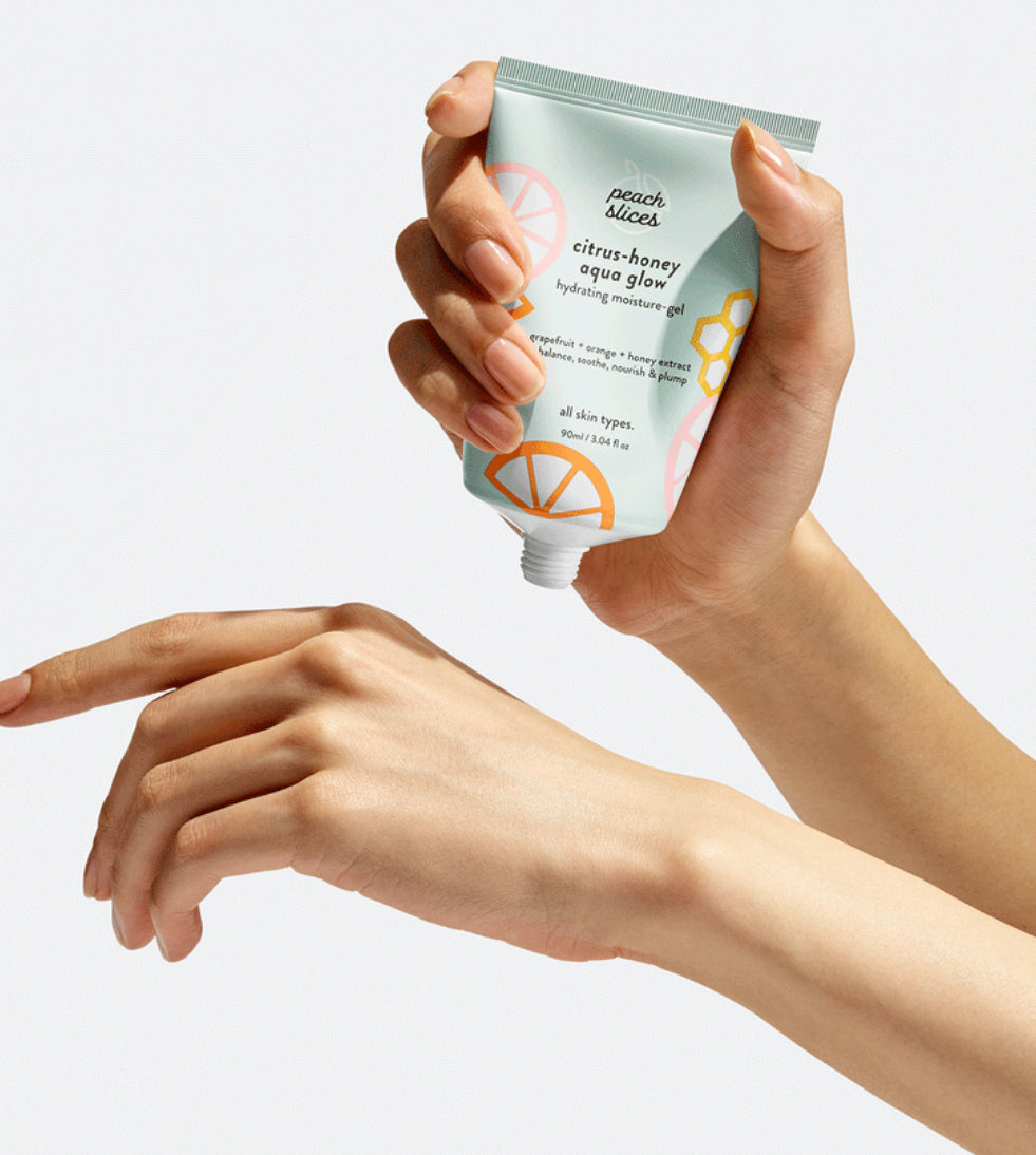 Peach Slices Citrus-Honey Aqua Glow Water Gel Moisturiser