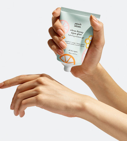 Peach Slices Citrus-Honey Aqua Glow Water Gel Moisturiser