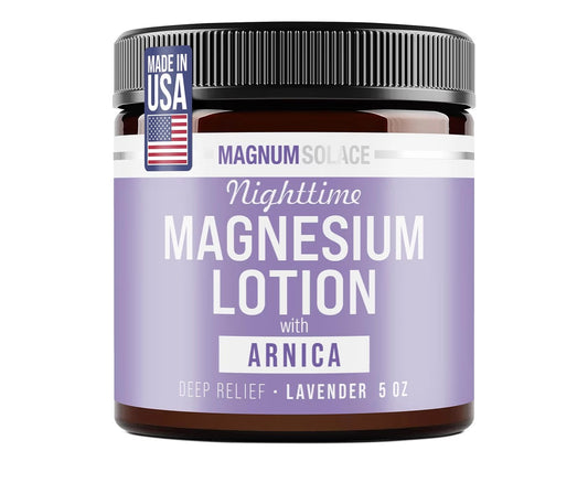 Magnum Solace Nighttime Magnesium & Arnica Relaxing Body Lotion