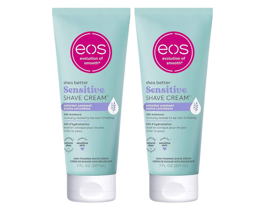 EOS Shea Better Fragrance-Free Sensitive Women's Shave Cream – 2 Pack