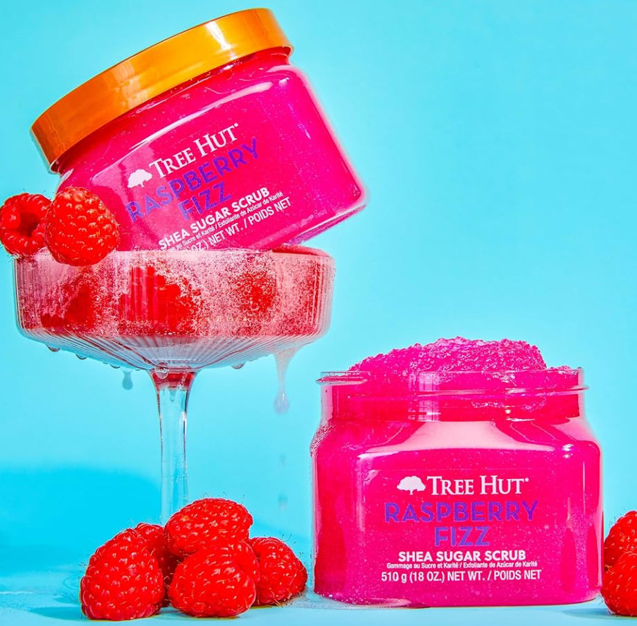 Tree Hut Raspberry, Rose & Amber Shea Butter Sugar Body Scrub