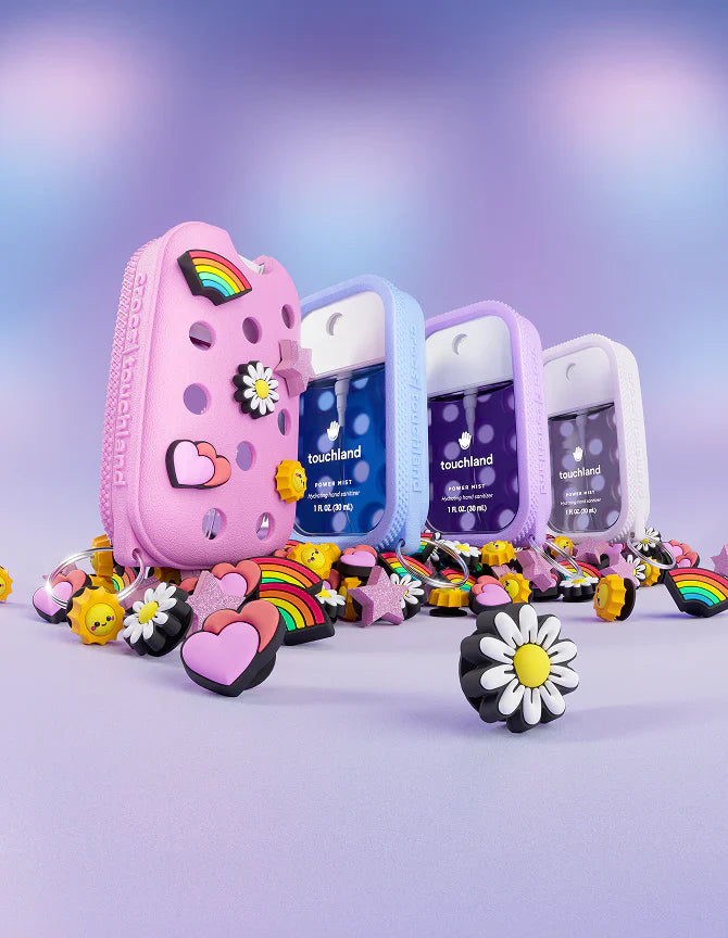Touchland x Crocs EVA Hand Mist Case with Jibbitz Charms