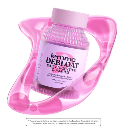 Lemme Debloat Probiotic & Prebiotic Digestive Gummies