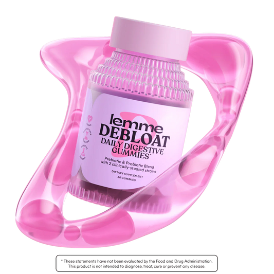 Lemme Debloat Probiotic & Prebiotic Digestive Gummies