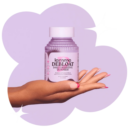 Lemme Debloat Probiotic & Prebiotic Digestive Gummies