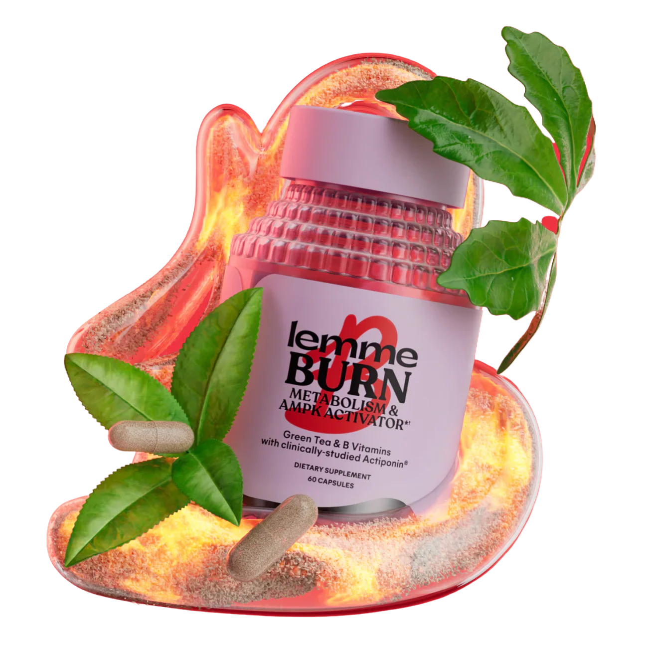 Lemme Burn Actiponin Gynostemma Metabolism & Fat Burn Capsules