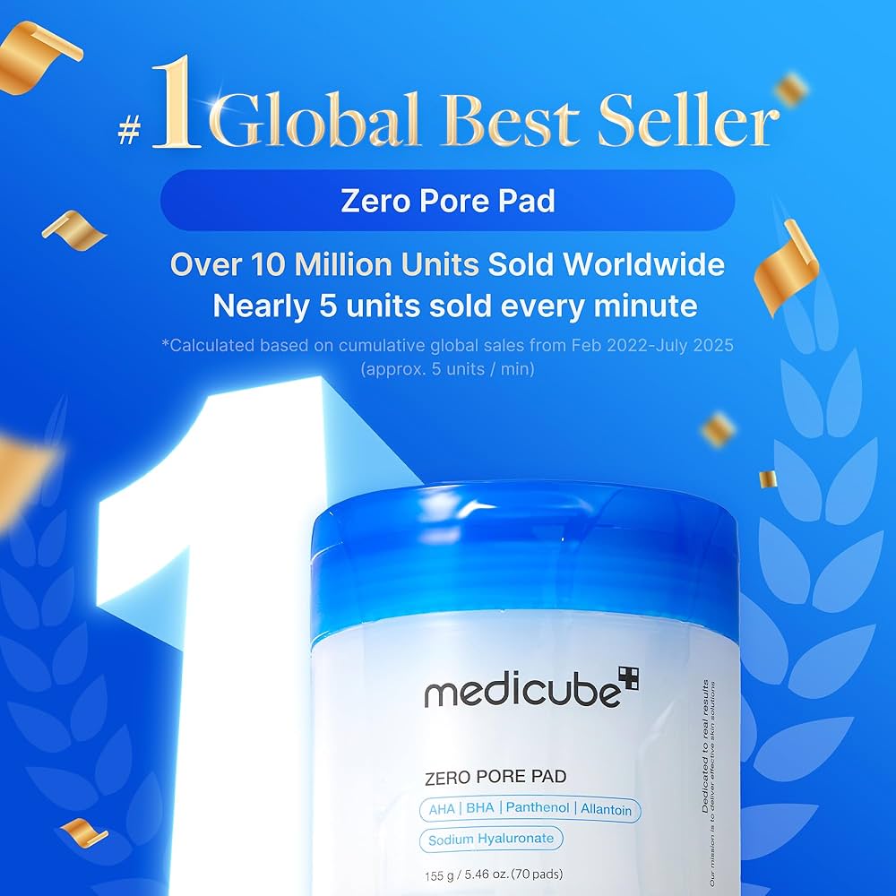 Medicube Zero Pore Pad 2.0 with BHA, AHA & Lavender Toner Pads