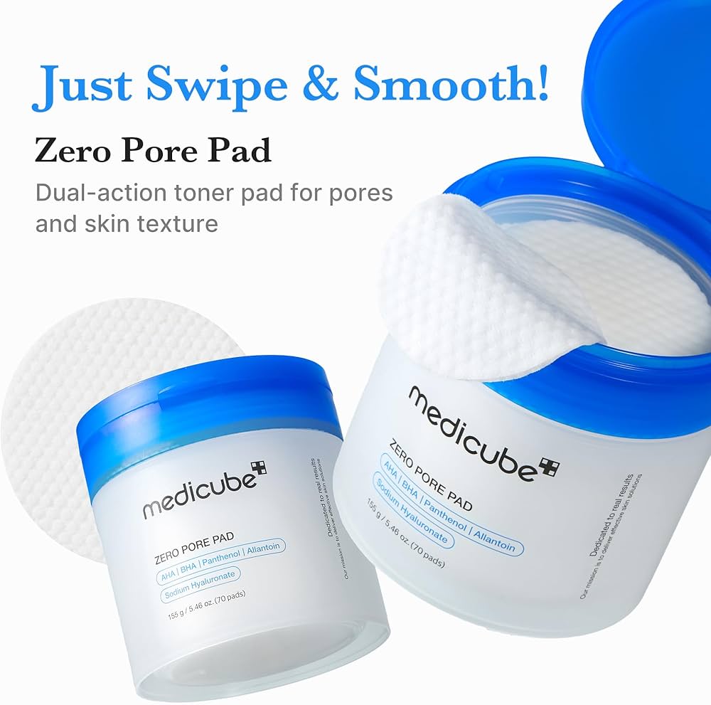 Medicube Zero Pore Pad 2.0 with BHA, AHA & Lavender Toner Pads