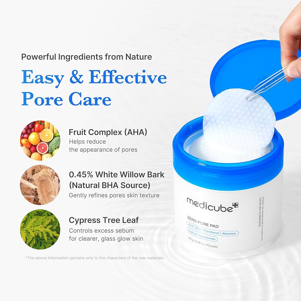 Medicube Zero Pore Pad 2.0 with BHA, AHA & Lavender Toner Pads