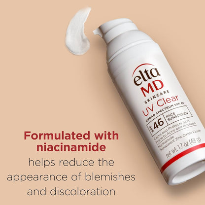 EltaMD UV Clear Mineral Zinc Oxide & Niacinamide SPF 46 Face Sunscreen