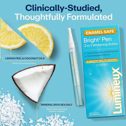 Lumineux 2-in-1 Stain Prevention Teeth Whitening Pen