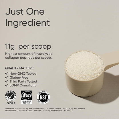 Sports Research Hydrolyzed Type 1 & 3 Collagen Peptides Powder (Unflavored)