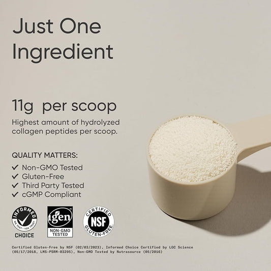 Sports Research Hydrolyzed Type 1 & 3 Collagen Peptides Powder (Unflavored)
